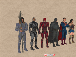 DC英雄3D人物SU模型下载