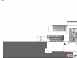 新中式小别墅建筑设计SU模型下载