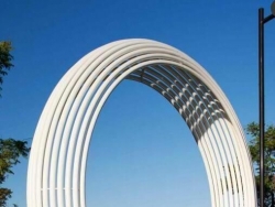 圆环雕塑景观SU模型