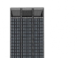 办公楼建筑设计SU模型