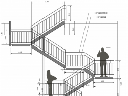 钢构楼梯SU模型