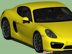 2014 Porsche Cayman S汽车模型