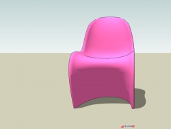 单人座椅02SU模型下载