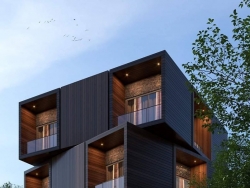 现代别墅 含木材质HDRI素材