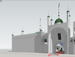 阿拉伯风情清真寺（附模型）
