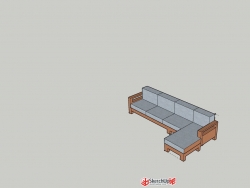 简单的转角沙发