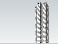 t6高层住宅模型-精模