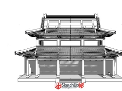 天王殿su模型