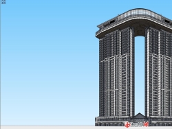 成都中央广场建筑模型设计