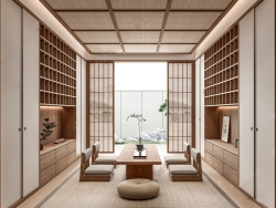 日式客厅茶室设计
