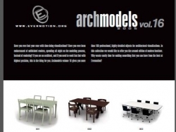 品质较高的archmodels_vol-3dsmax的室内家具模型
