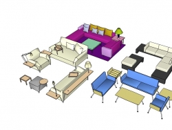 几套组合沙发做室内设计有用！