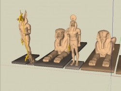 古埃及雕像模型 分享一下