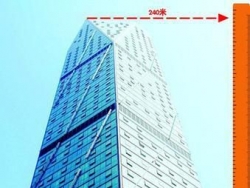青岛第一高楼——万邦中心精细模型！求宝石！
