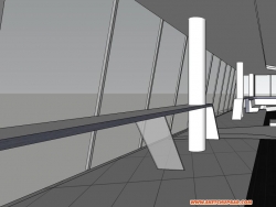 一个飞机展厅的设计