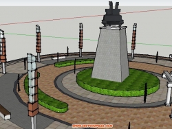 原来规划做的一个纪念广场 新手求宝石 有用的话帮给