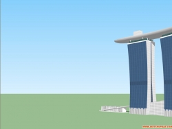 新加坡金沙湾酒店模型，附带彩蛋