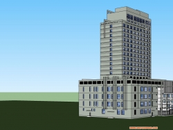 一个酒店模型，含DWG平面。