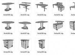 SU桌子模型