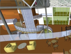 超精细超现代办公楼模型，看图有惊喜！