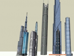 世界各地超高建筑合集。
