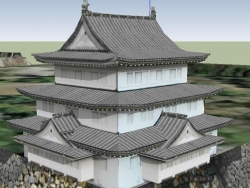 11个日本古建su精细模型