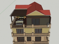 以前做的别墅模型
