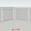 PB3（轮廓放样3）不锈钢栏杆（方管/圆管）SU模型组件素材