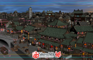 夜景古城镇3DMAX模型下载