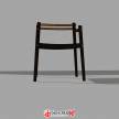 新中式新东方木制椅子SU模型下载