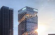 NBBJ_赢‘Vivo新总部大楼’，32层高的螺旋状塔楼