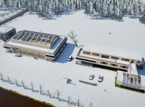 冬日建筑雪景表现-1