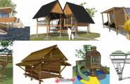 【合集】三十种树屋、木屋建筑模型