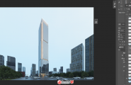 45分钟如何全模渲染大型公建超高层（黑金风格）