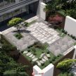 别墅庭院景观模型