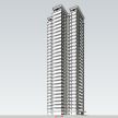 t6高层住宅模型-精模