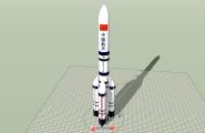 长征5号运载火箭SU模型下载