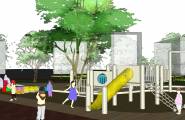 小广场景观设计儿童乐园