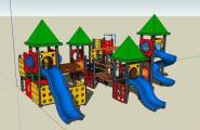 分享几个儿童游乐设施以及实木材质