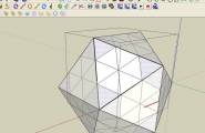 大家来讨论一下怎样用sketchup建一个32面体哈。（刘企，我知道你在的）