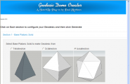 Geodesic Dome Creator (参数创建几何球体) 0.2.0初探
