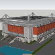 6个体育建筑 体育场 球场建筑设计精细sketchup模型