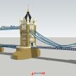 英国伦敦大桥模型