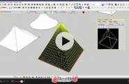 SketchUp 2015 教程：如何创建弧形帐篷