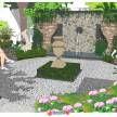 私家庭院 带模型  花园景观设计 SU裸图表现形式。。