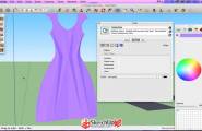 SketchUp连衣裙建模教程