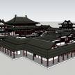 古典寺庙建筑及完整规划