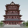 唐风寺庙设计