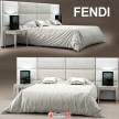 3dsky - Bed Regent bed Fendi Casa