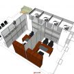 一套办公室家具模型